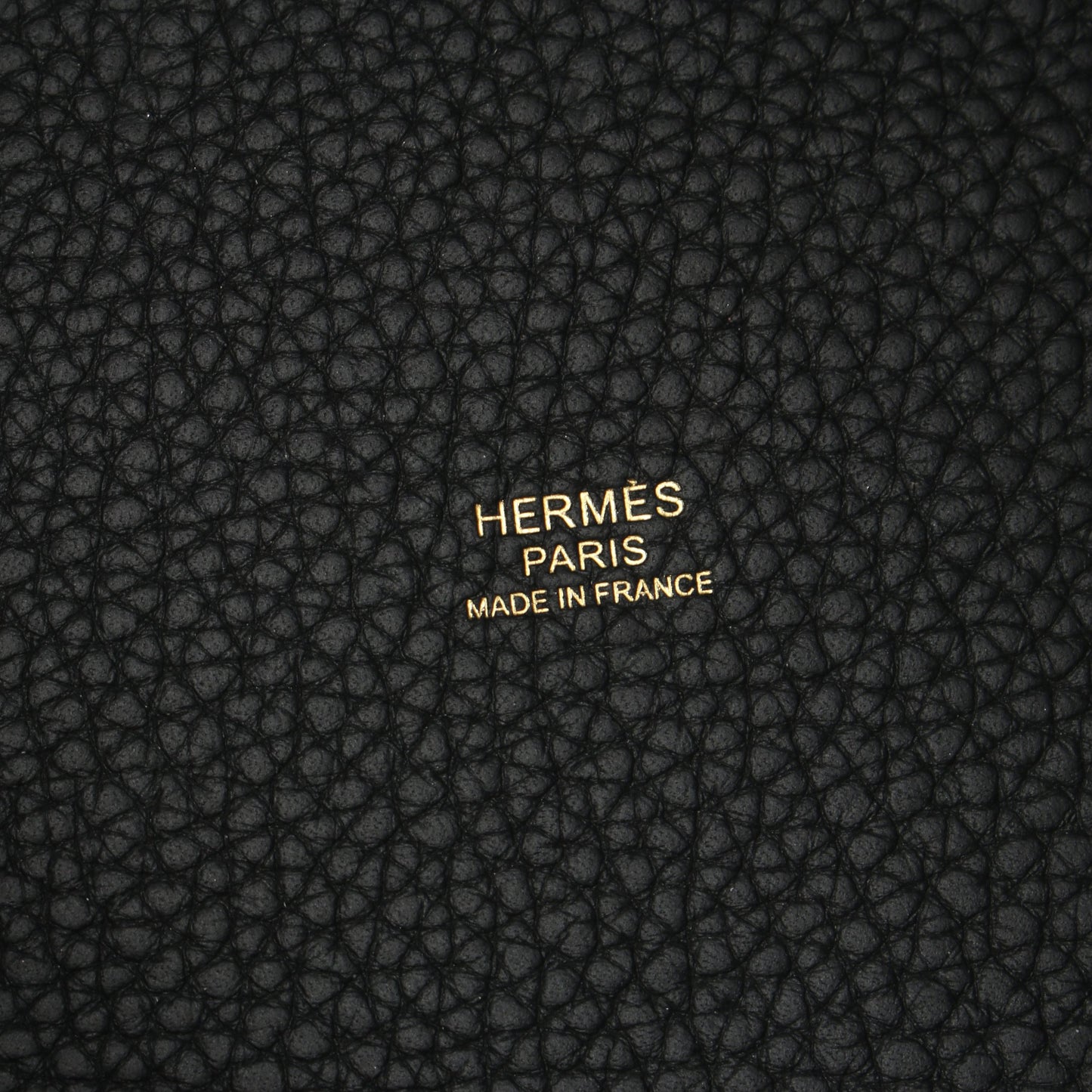 ピコタンロックMM ハンドバッグ トリヨンクレマンス ブラック ゴールド金具 Y刻印 エルメス バッグ HERMES