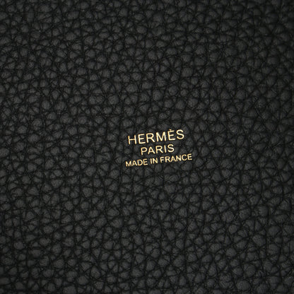 ピコタンロックMM ハンドバッグ トリヨンクレマンス ブラック ゴールド金具 Y刻印 エルメス バッグ HERMES