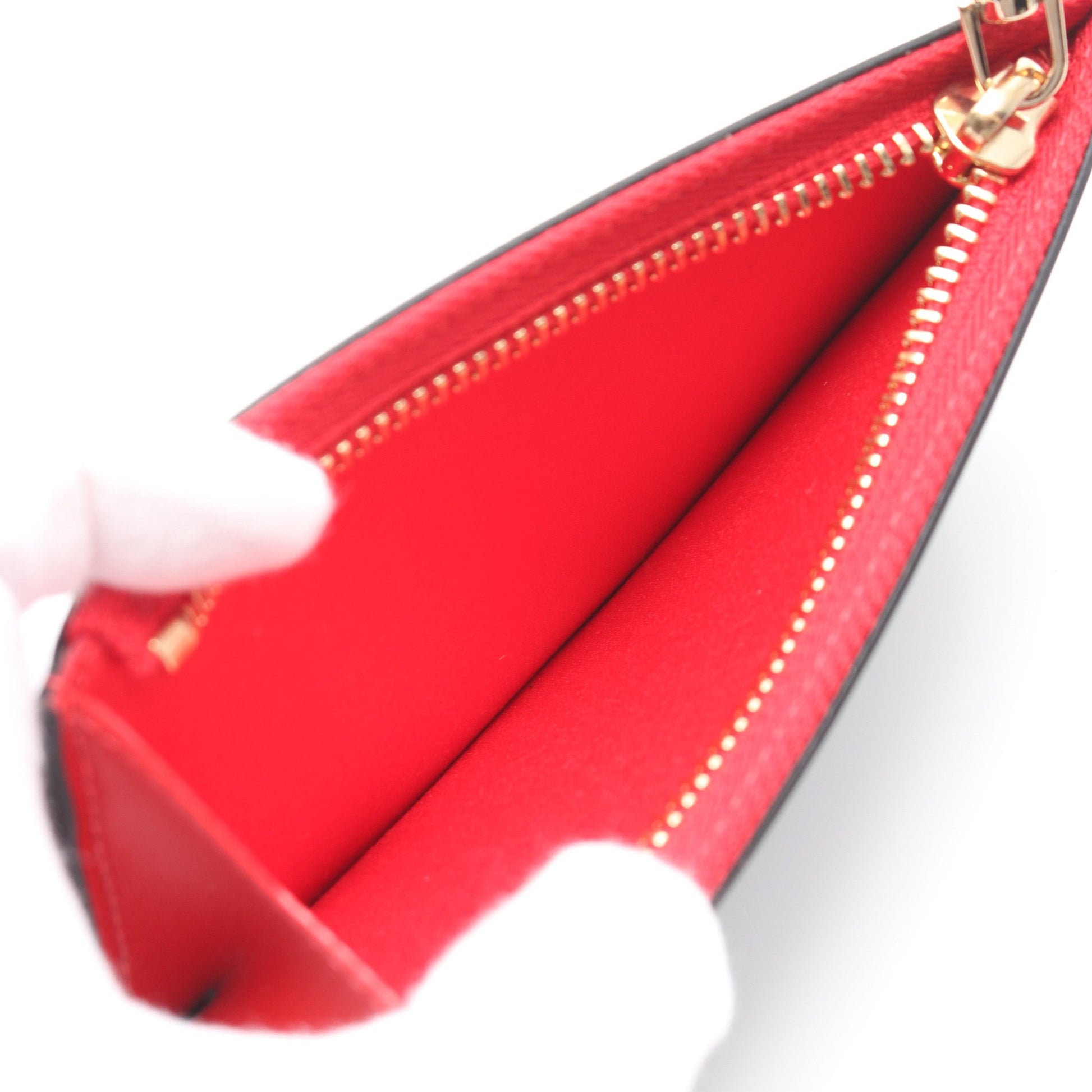 LOUBI54 ZIPPED CARD HOLDER ルビ54 カードケース レザー ブラック レッド クリスチャンルブタン 財布・小物 Christian Louboutin