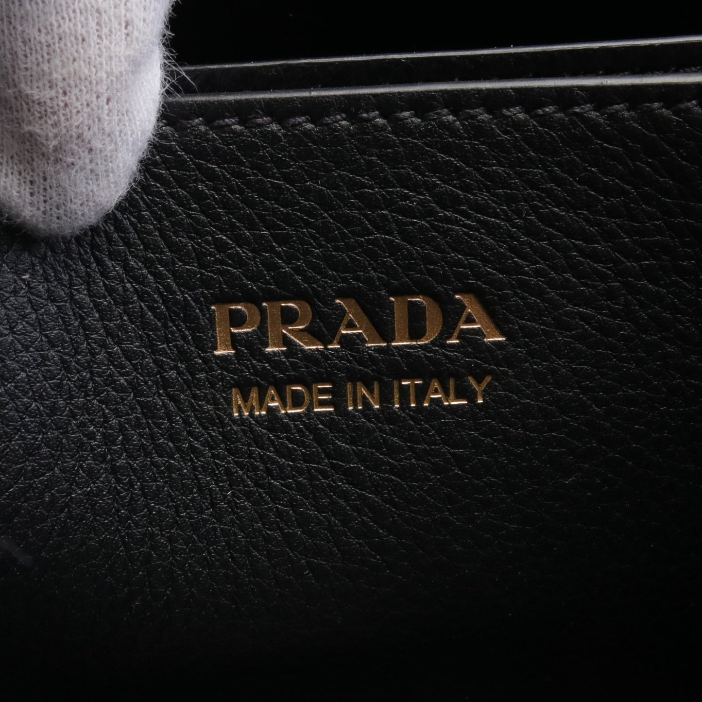 ハンドバッグ レザー ブラック 2WAY プラダ バッグ PRADA