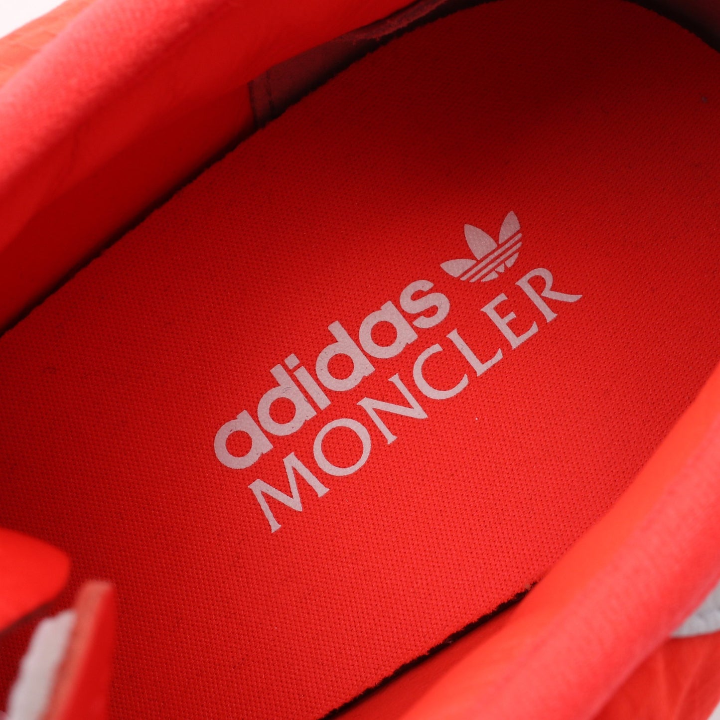 MONCLER × adidas M CAMPUS スニーカー ファブリック レザー オレンジ モンクレール シューズ MONCLER