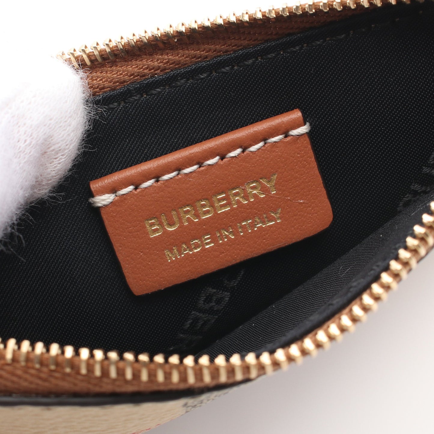 ヴィンテージチェック コインケース PVC レザー ベージュ マルチカラー キーリング付き バーバリー 財布・小物 BURBERRY