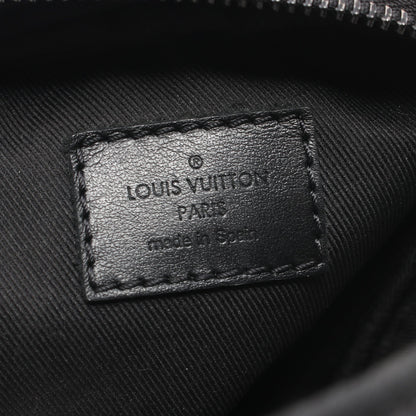 ダブルフォンポーチ モノグラムシャドウ ショルダーバッグ レザー ブラック ルイヴィトン バッグ LOUIS VUITTON