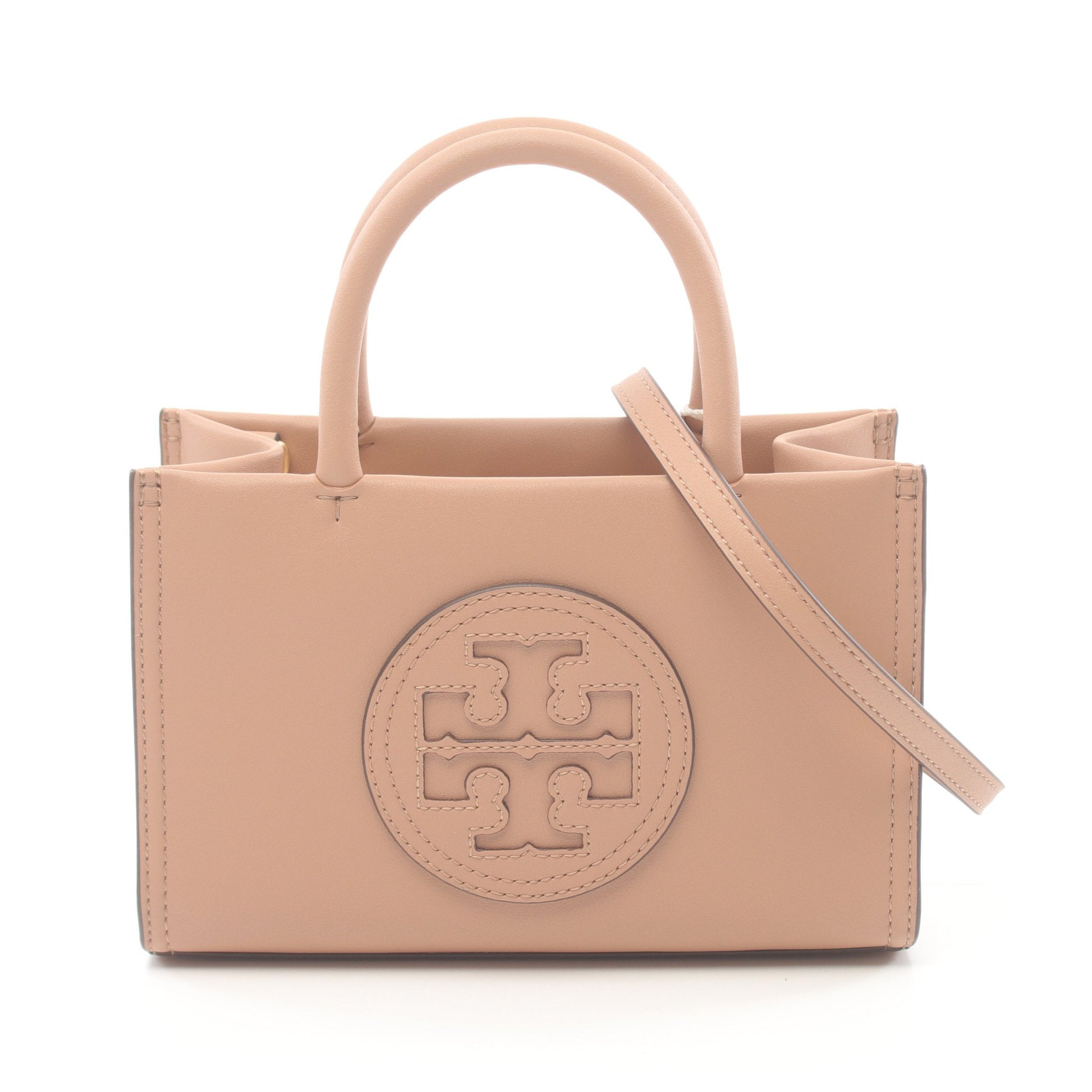 ELLA BIO エラ バイオ ミニ ハンドバッグ トートバッグ レザー ベージュ 2WAY トリーバーチ バッグ TORY BURCH