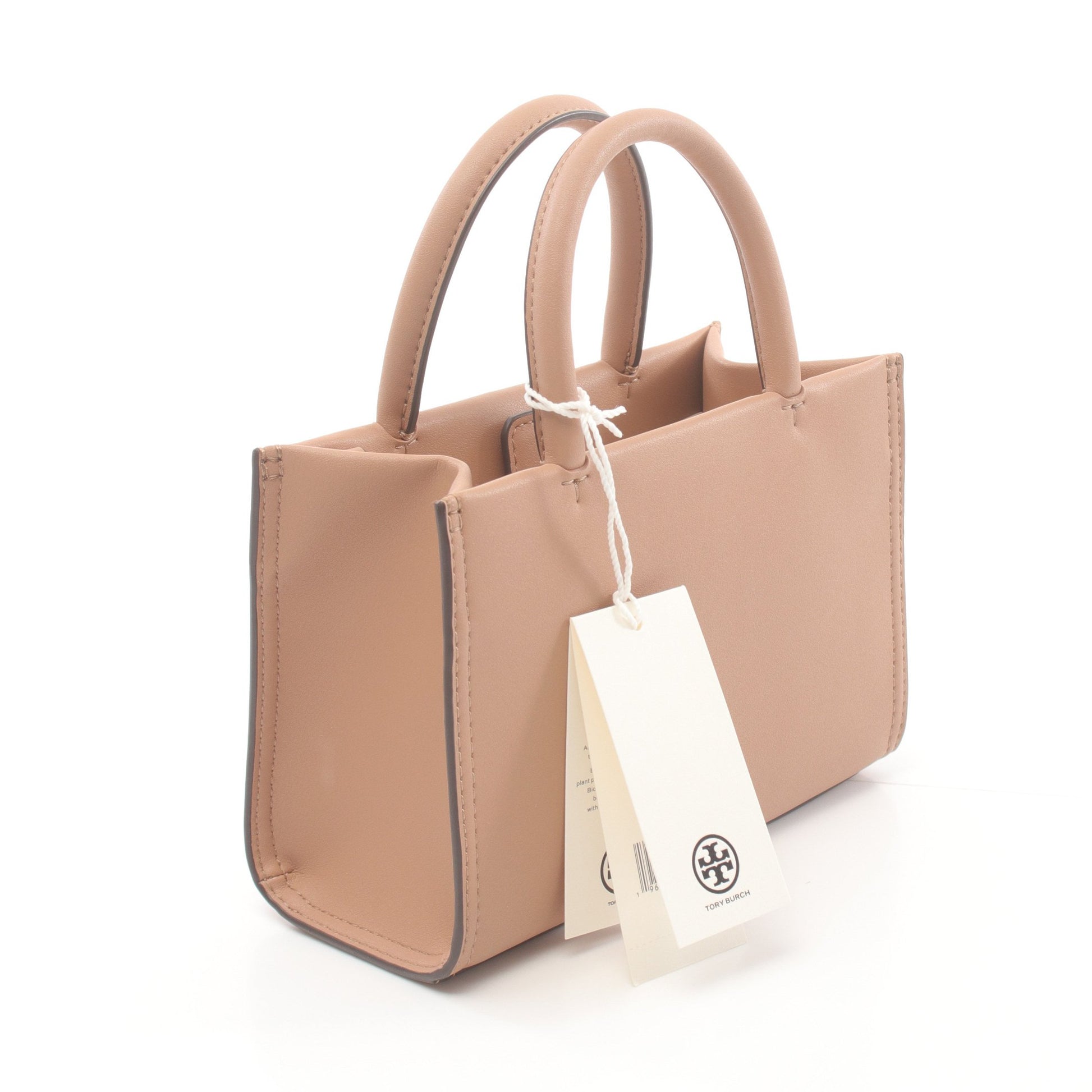 ELLA BIO エラ バイオ ミニ ハンドバッグ トートバッグ レザー ベージュ 2WAY トリーバーチ バッグ TORY BURCH