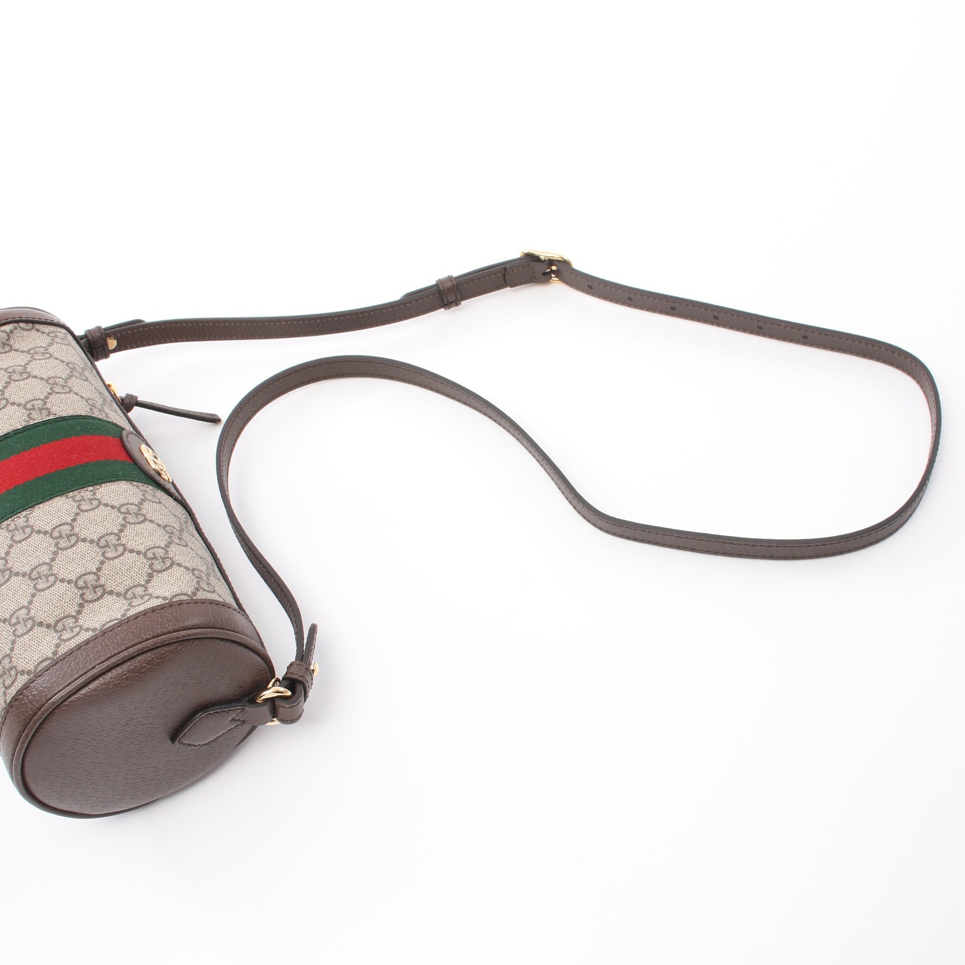 オフィディア GGスプリーム ショルダーバッグ PVC レザー ベージュ ブラウン マルチカラー 2WAY グッチ バッグ GUCCI