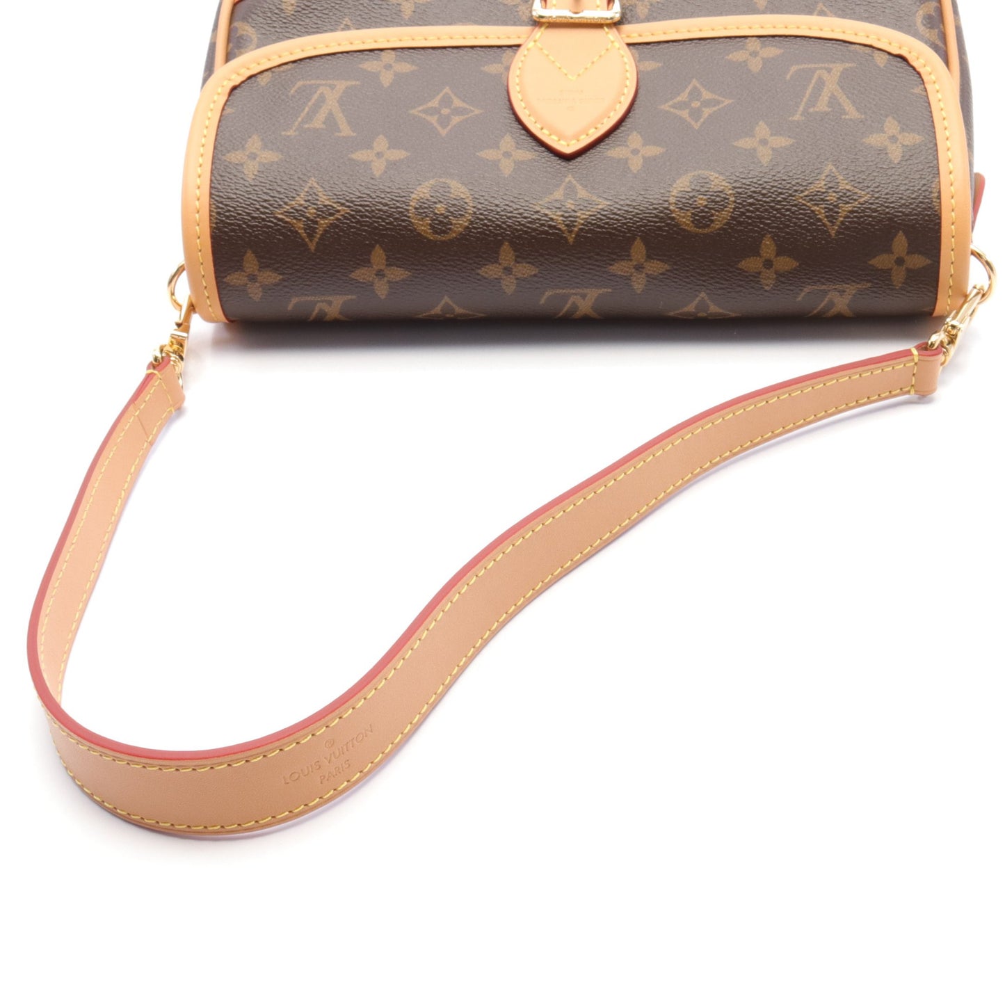 モノグラム ディアヌ NM PM ワンショルダーバッグ PVC レザー ブラウン ルイヴィトン バッグ LOUIS VUITTON