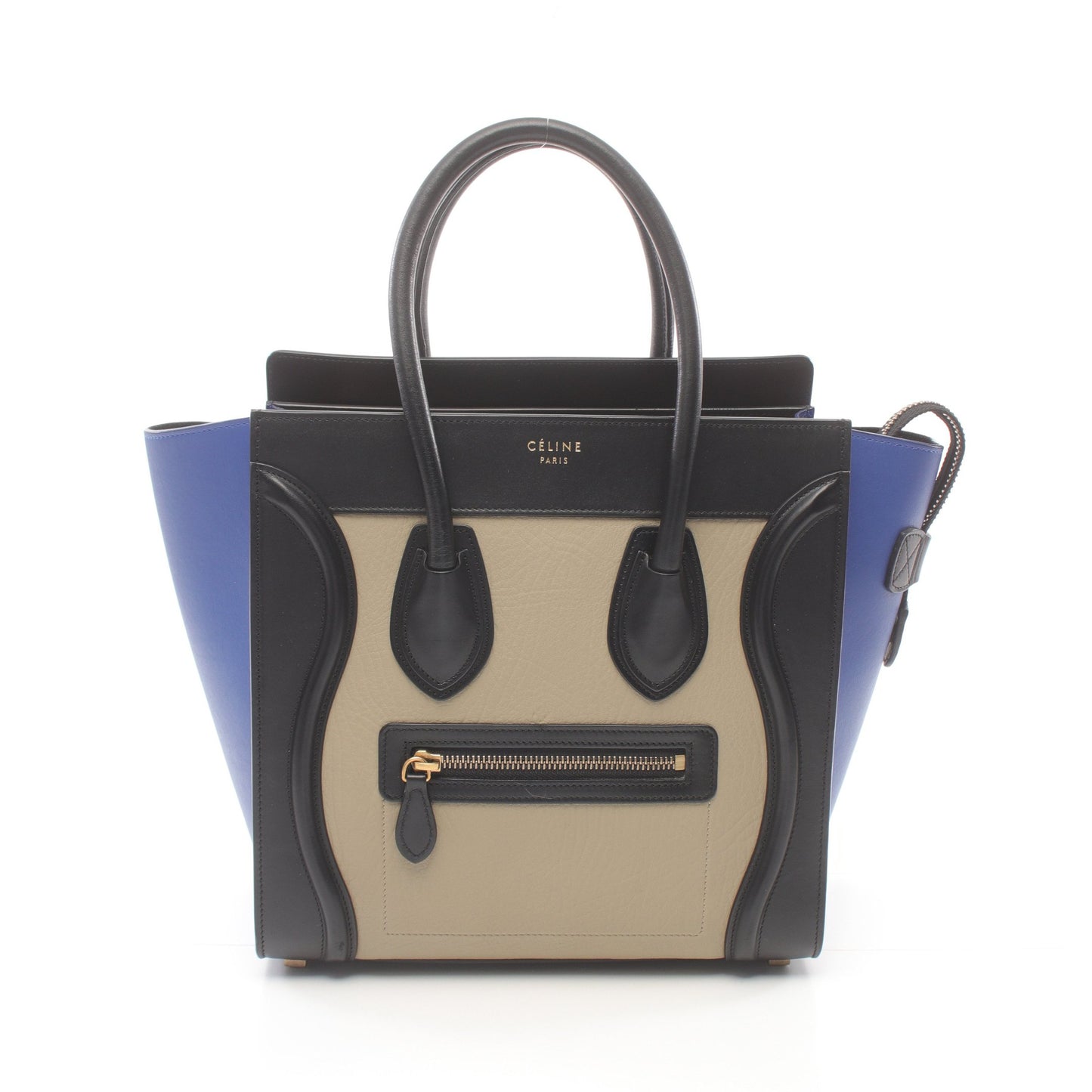 ラゲージ マイクロショッパー ハンドバッグ トートバッグ レザー ブラック ブルー ベージュ セリーヌ バッグ CELINE