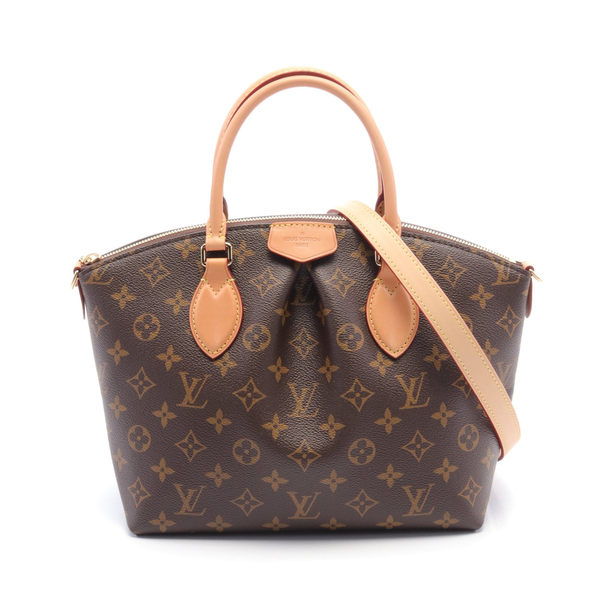 ボエシ NM PM モノグラム ハンドバッグ PVC レザー ブラウン 2WAY ルイヴィトン バッグ LOUIS VUITTON