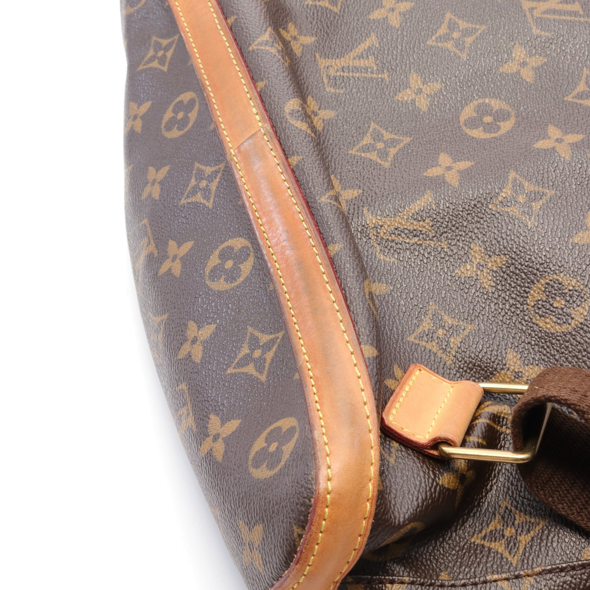 サックアド ボスフォール モノグラム バックパック リュックサック PVC レザー ブラウン ルイヴィトン バッグ LOUIS VUITTON