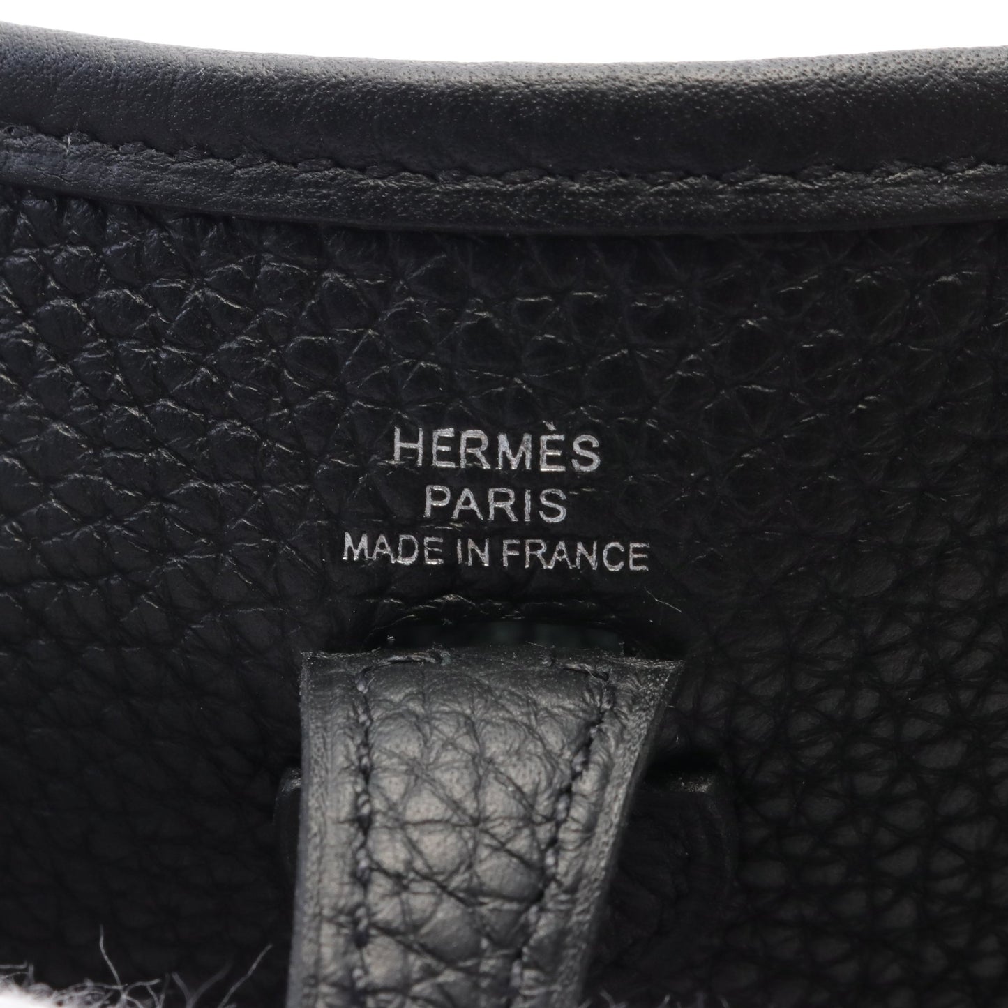 エヴリンTPM ショルダーバッグ トリヨンクレマンス ブラック シルバー金具 Y刻印 エルメス バッグ HERMES