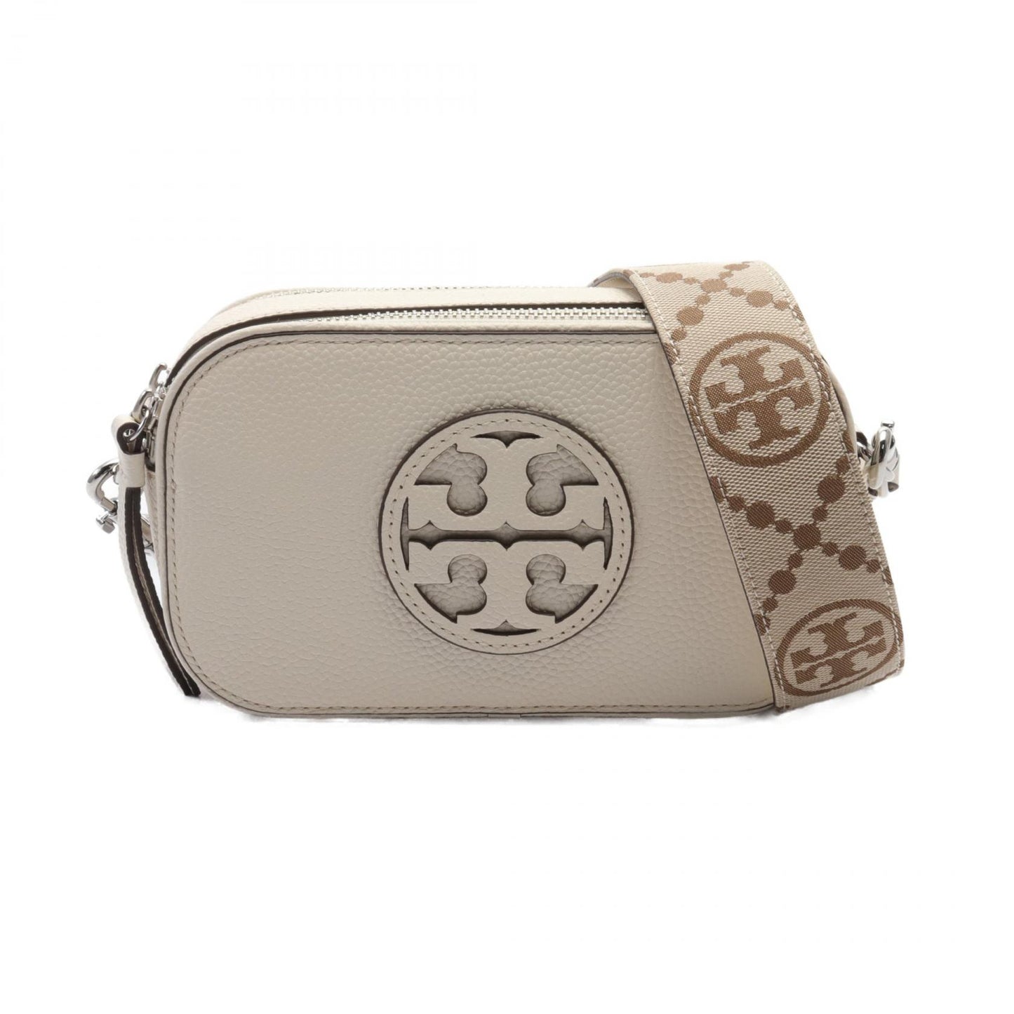 ミラー ミニ クロスボディ ショルダーバッグ レザー ホワイト トリーバーチ バッグ TORY BURCH