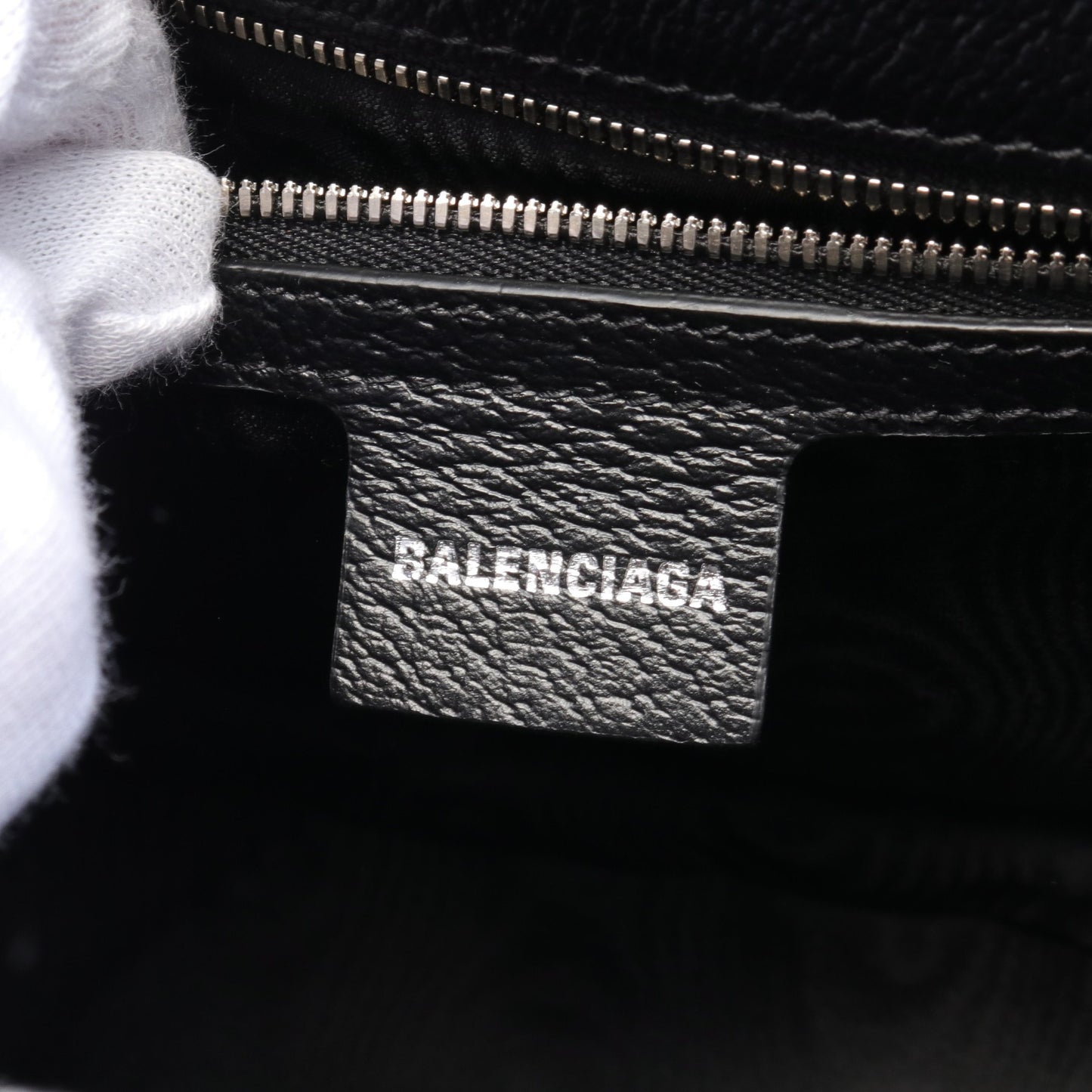 BALENCIAGA × GUCCI ザ ハッカープロジェクト ショルダーバッグ キャンバス レザー ダークグレー ブラック バレンシアガ バッグ BALENCIAGA