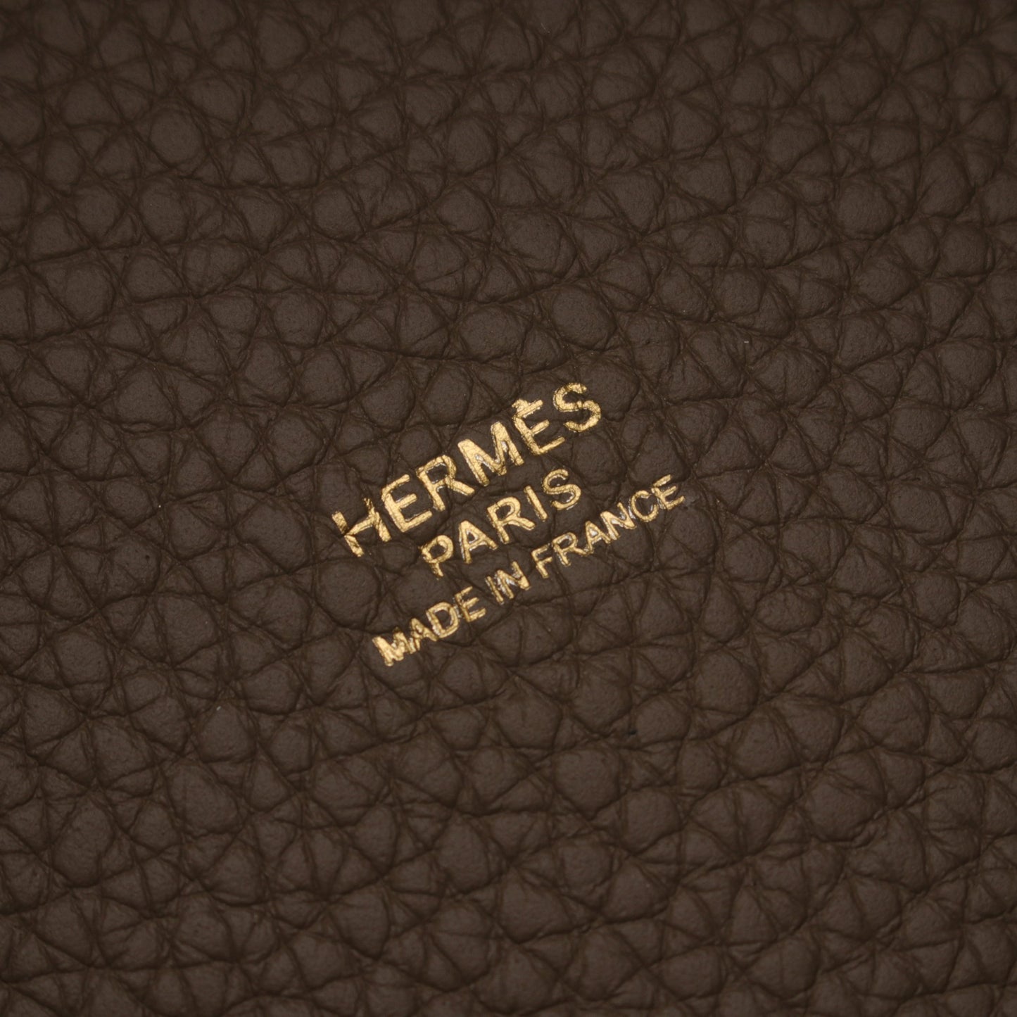 ピコタンロックMM エトゥープ ハンドバッグ トリヨンクレマンス グレーベージュ シルバー金具 Y刻印 エルメス バッグ HERMES