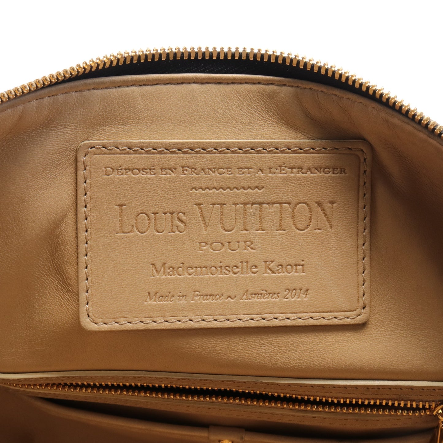 サックルイ ハンドバッグ ミニボストンバッグ レザー ネイビー スペシャルオーダー ルイヴィトン バッグ LOUIS VUITTON