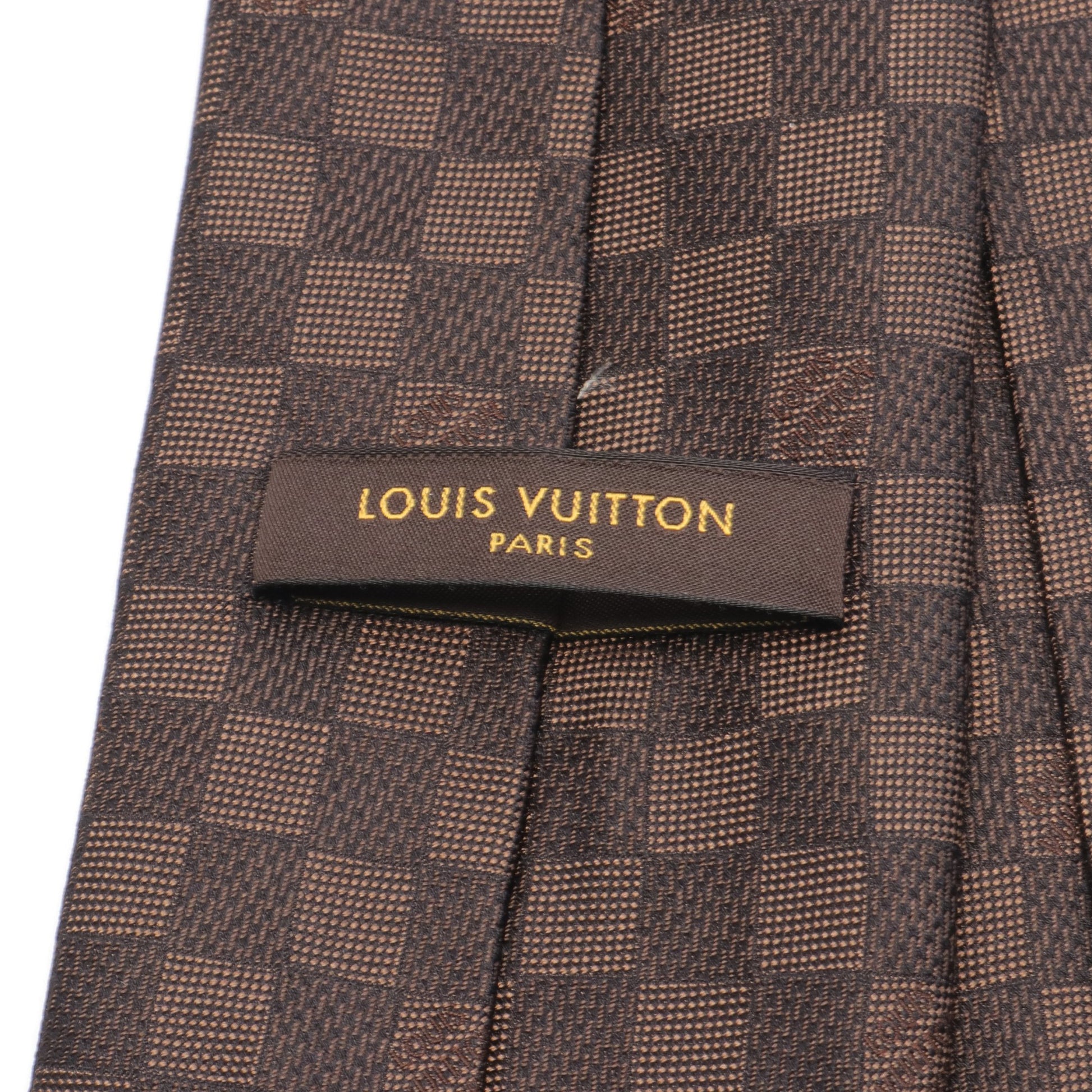 ダミエ ネクタイ シルク ブラウン ルイヴィトン 財布・小物 LOUIS VUITTON