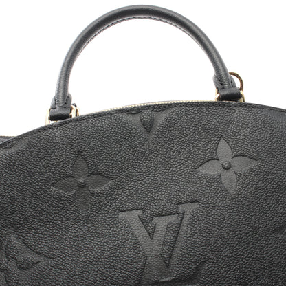 プティ パレPM モノグラムアンプラント ハンドバッグ レザー ブラック 2WAY ルイヴィトン バッグ LOUIS VUITTON