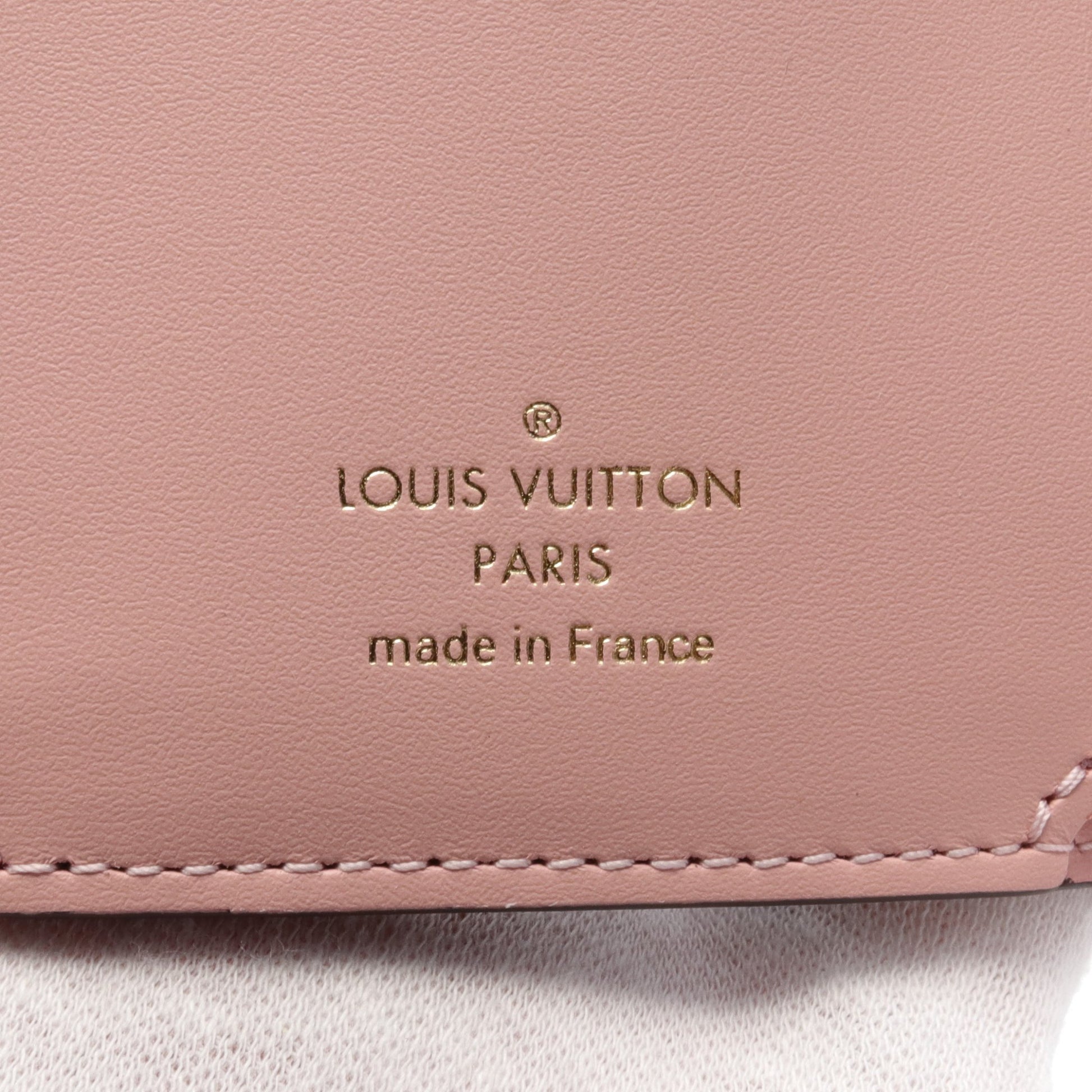 ポルトフォイユ セレスト モノグラム ローズ バレリーヌ 三つ折り財布 PVC ブラウン ルイヴィトン 財布・小物 LOUIS VUITTON