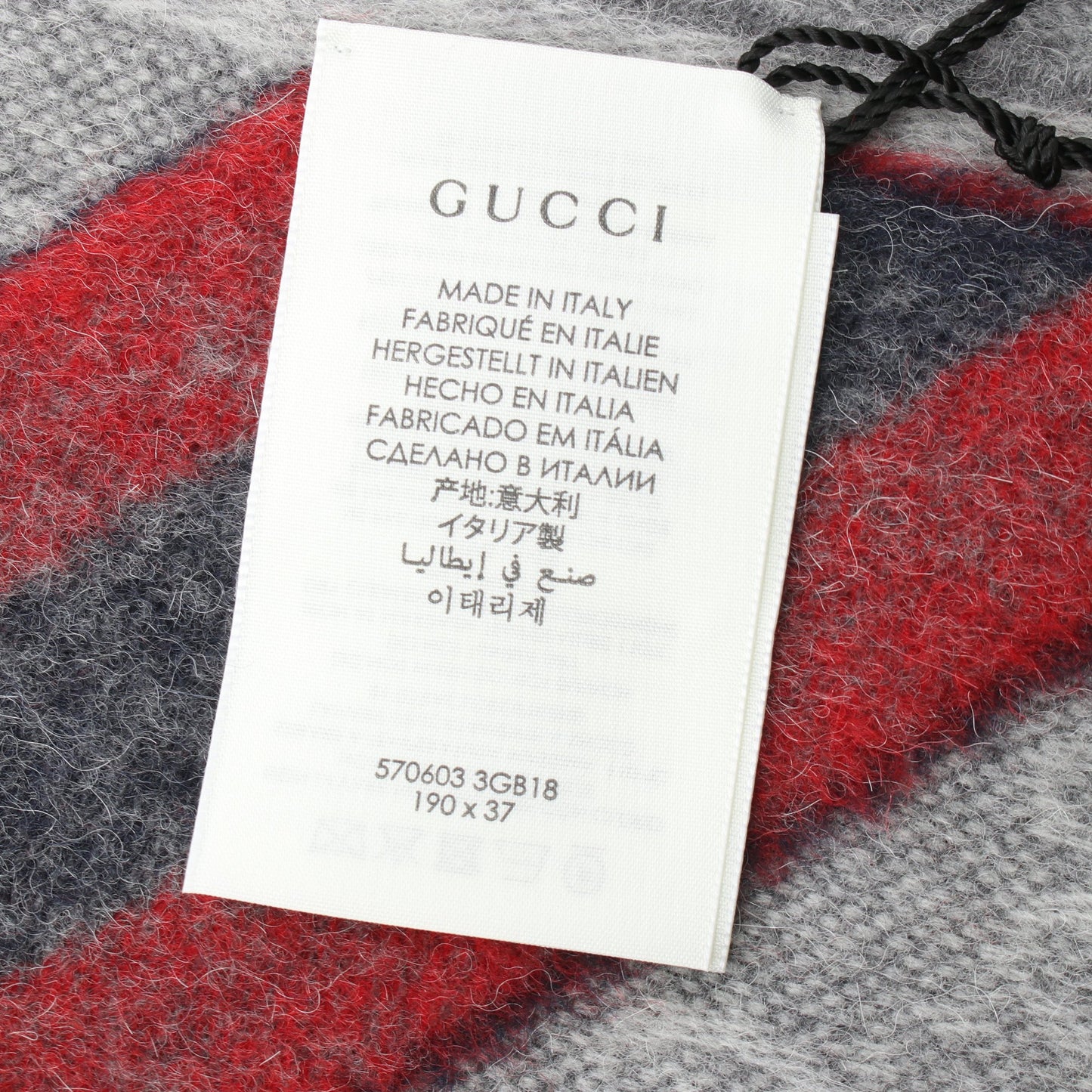 マフラー ウール グレー グッチ 財布・小物 GUCCI