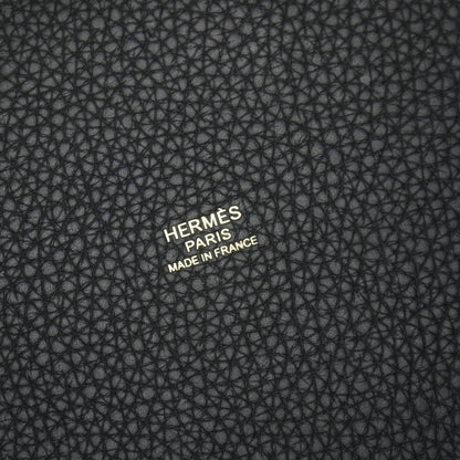 ピコタンロックMM ハンドバッグ トリヨンクレマンス ブラック ゴールド金具 D刻印 エルメス バッグ HERMES