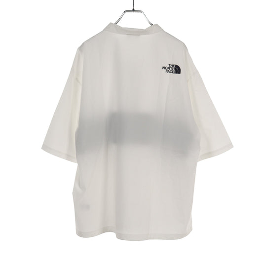 WHITE LABEL FIELD ハーフジップ Tシャツ 半袖 ホワイト ネイビー ザノースフェイス トップス THE NORTH FACE