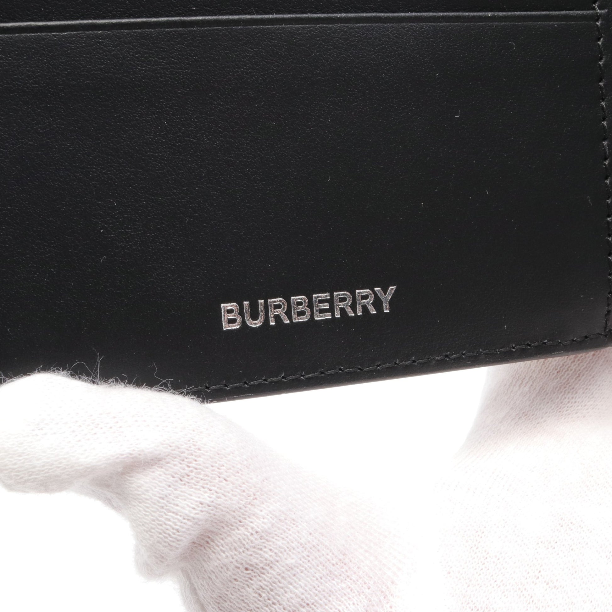 二つ折り財布 チェック PVC ライトブラウン ブラック マルチカラー バーバリー 財布・小物 BURBERRY