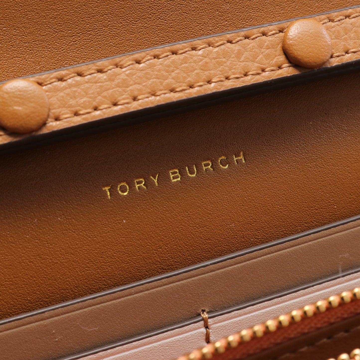 ROBINSON チェーンウォレット レザー ブラウン トリーバーチ バッグ TORY BURCH