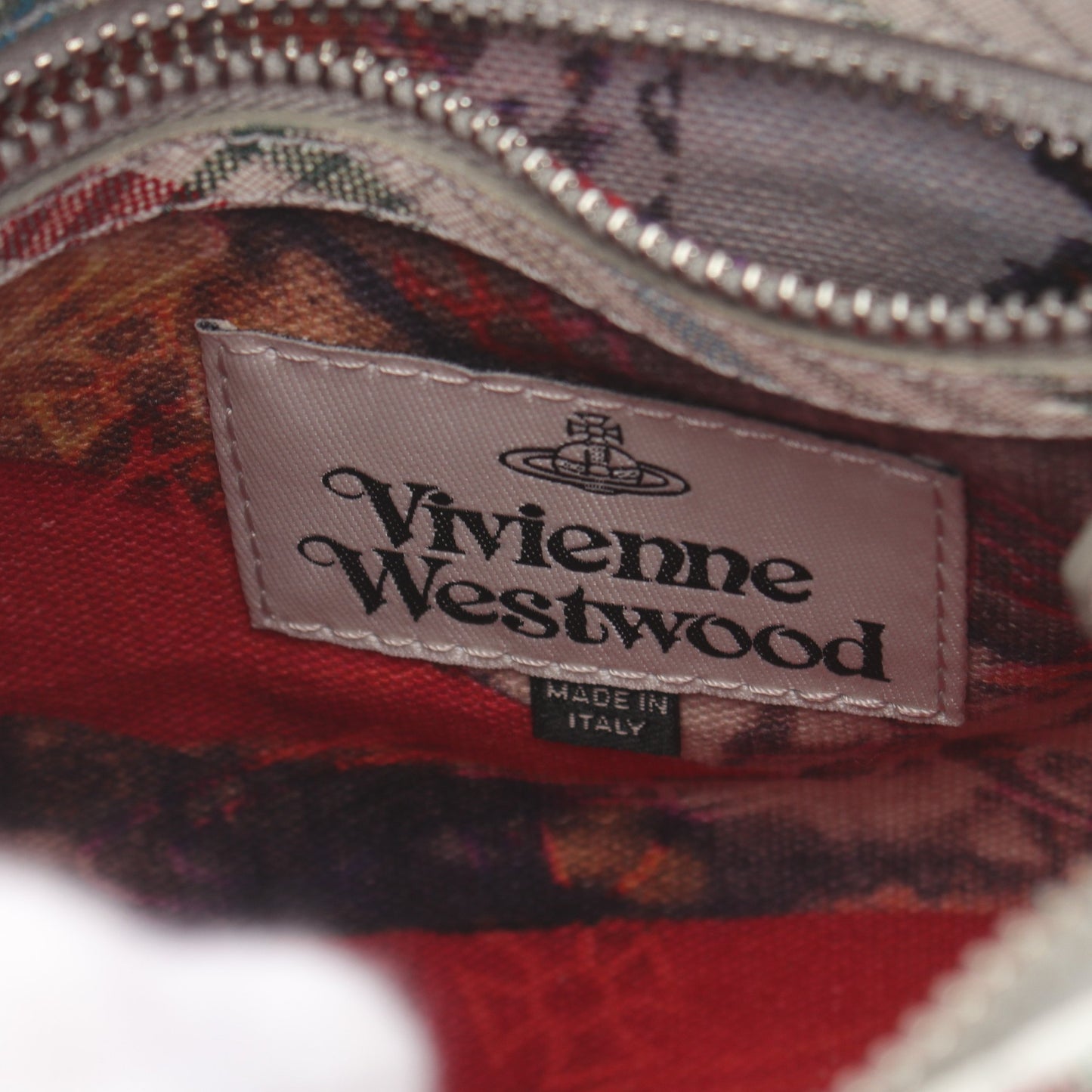 スクエア ショルダーバッグ チェック PVC グレー マルチカラー ヴィヴィアンウエストウッドレッドレーベル バッグ Vivienne Westwood Red Label