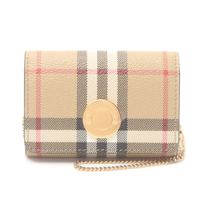 ヴィンテージ チェック コインケース PVC ベージュ マルチカラー バーバリー 財布・小物 BURBERRY