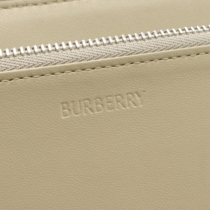 ラウンドファスナー長財布 チェック キャンバス グレーベージュ ブラック マルチカラー バーバリー 財布・小物 BURBERRY