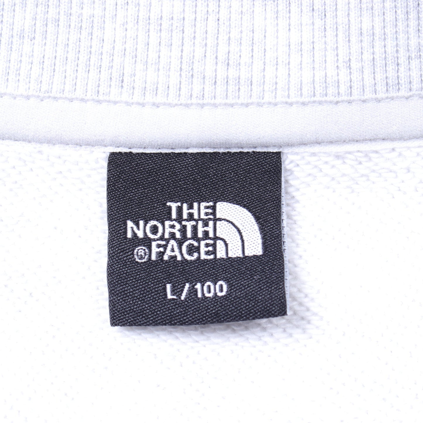 WHITE LABEL ESSENTIAL HALF ZIP スウェットシャツ コットン ホワイト グレー ザノースフェイス トップス THE NORTH FACE