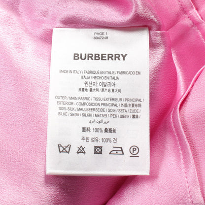 Cape Sleeve Silk Dress ワンピース シルク ピンク バーバリー ワンピース BURBERRY