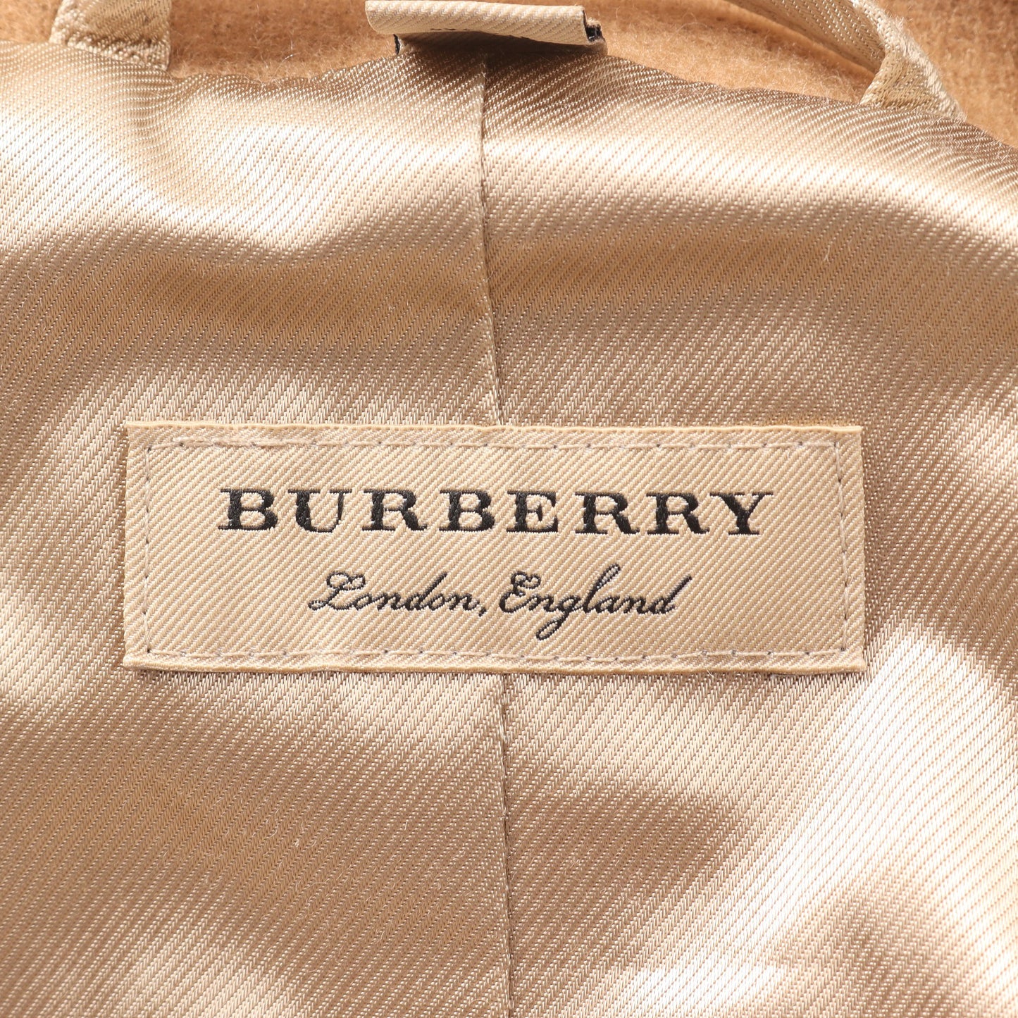 CLAYTHORPE ピーコート ウール ライトブラウン バーバリー アウター BURBERRY