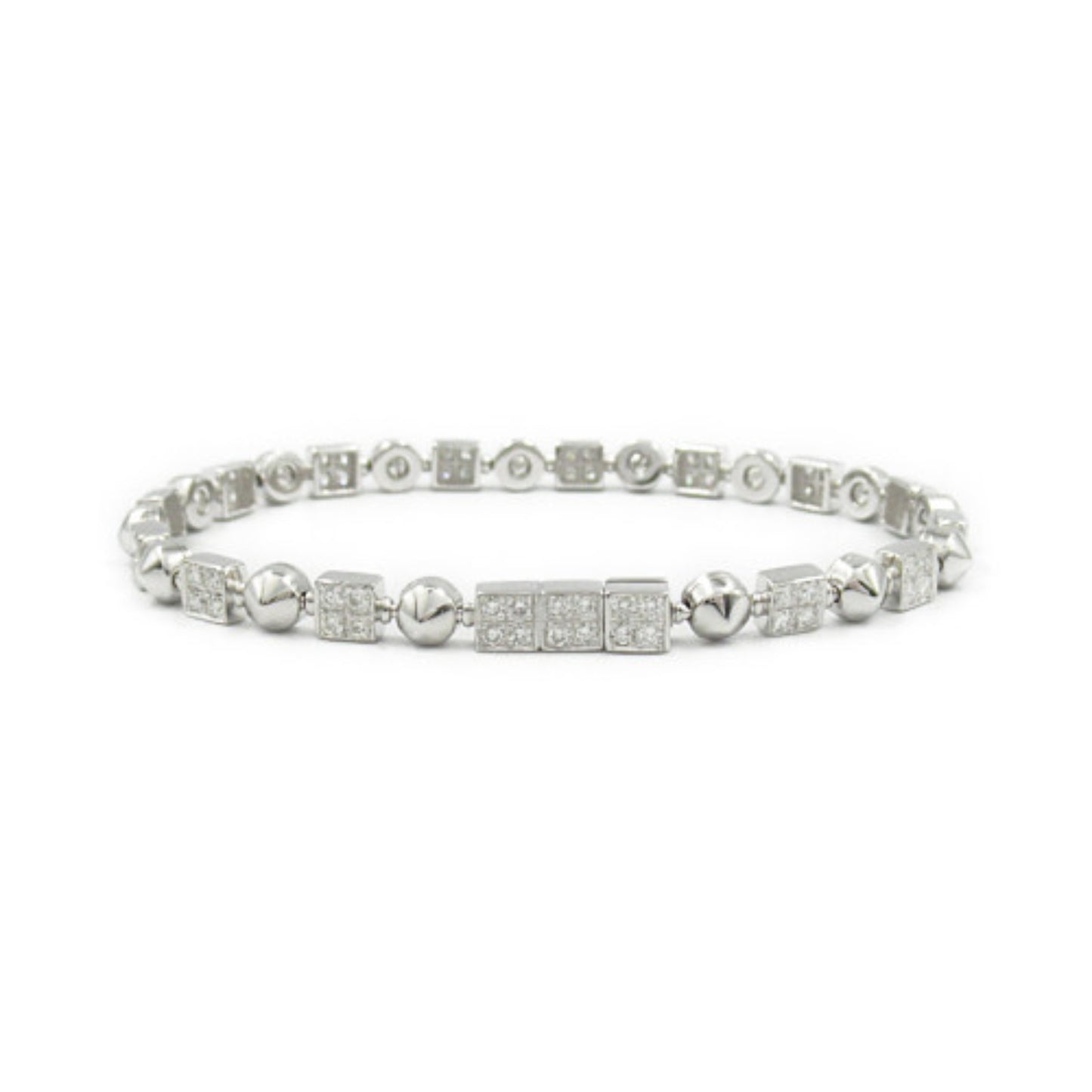 ルチア ブレスレット ブレスレット K18WG（ホワイトゴールド） ダイヤモンド クリア ブルガリ アクセサリー BVLGARI