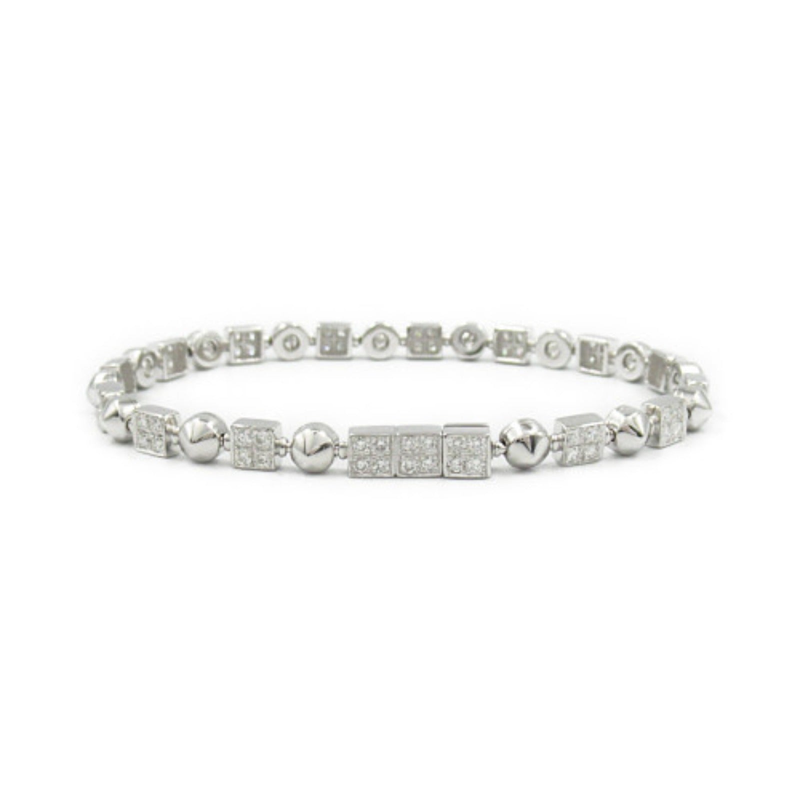 ルチア ブレスレット ブレスレット K18WG（ホワイトゴールド） ダイヤモンド クリア ブルガリ アクセサリー BVLGARI
