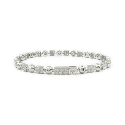 ルチア ブレスレット ブレスレット K18WG（ホワイトゴールド） ダイヤモンド クリア ブルガリ アクセサリー BVLGARI