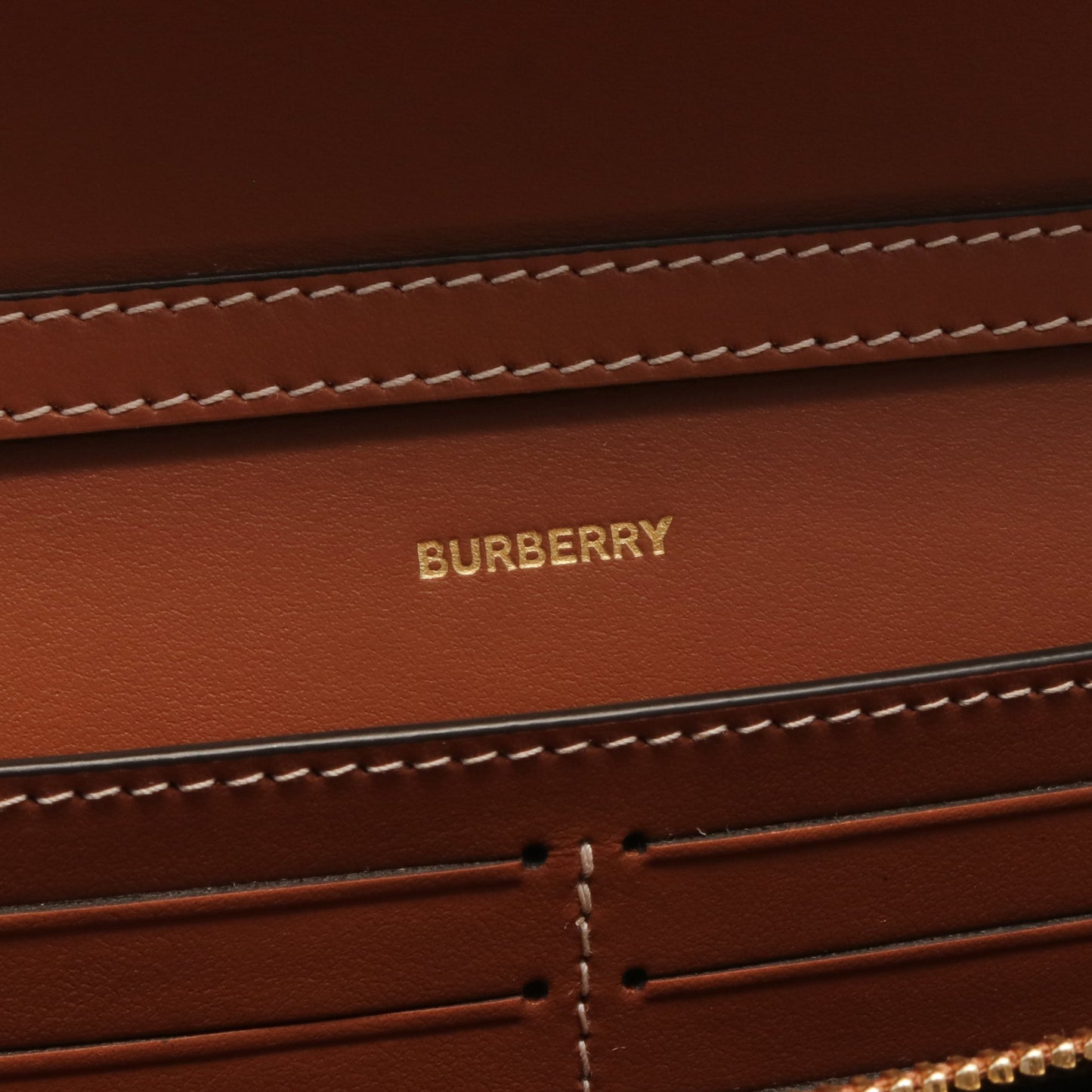 HANNAH チェーンショルダーバッグ PVC レザー ベージュ ブラウン マルチカラー バーバリー バッグ BURBERRY