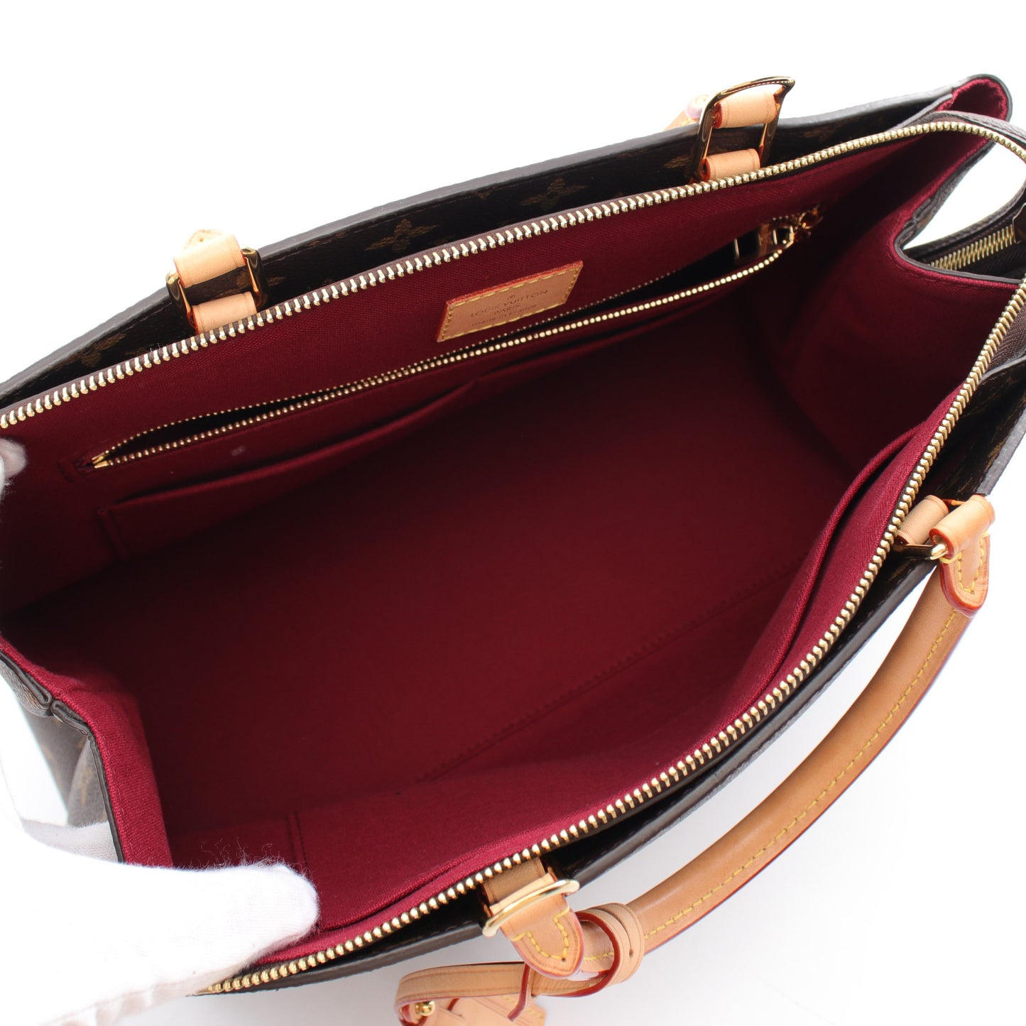 グラン パレMM モノグラム ハンドバッグ PVC レザー ブラウン 2WAY ルイヴィトン バッグ LOUIS VUITTON