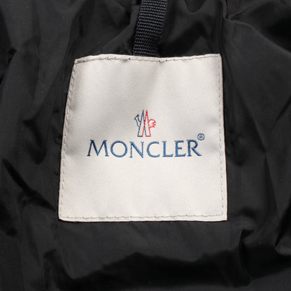 BAHR ダウンジャケット ナイロン レザー ブラック モンクレール アウター MONCLER