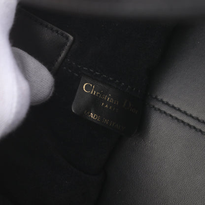 Toujours トゥージュール スモール カナージュ ハンドバッグ レザー ブラック クリスチャンディオール バッグ Christian Dior