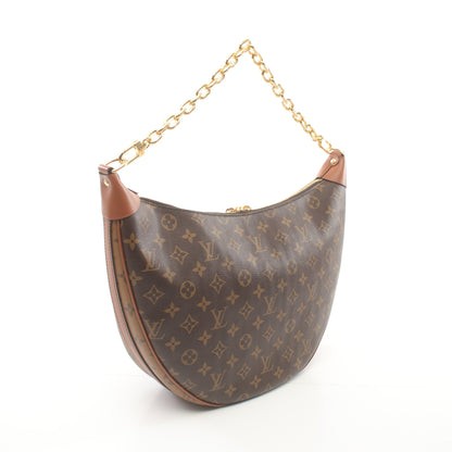 ループ ホーボー モノグラムリバース ショルダーバッグ PVC レザー ブラウン ライトブラウン ルイヴィトン バッグ LOUIS VUITTON