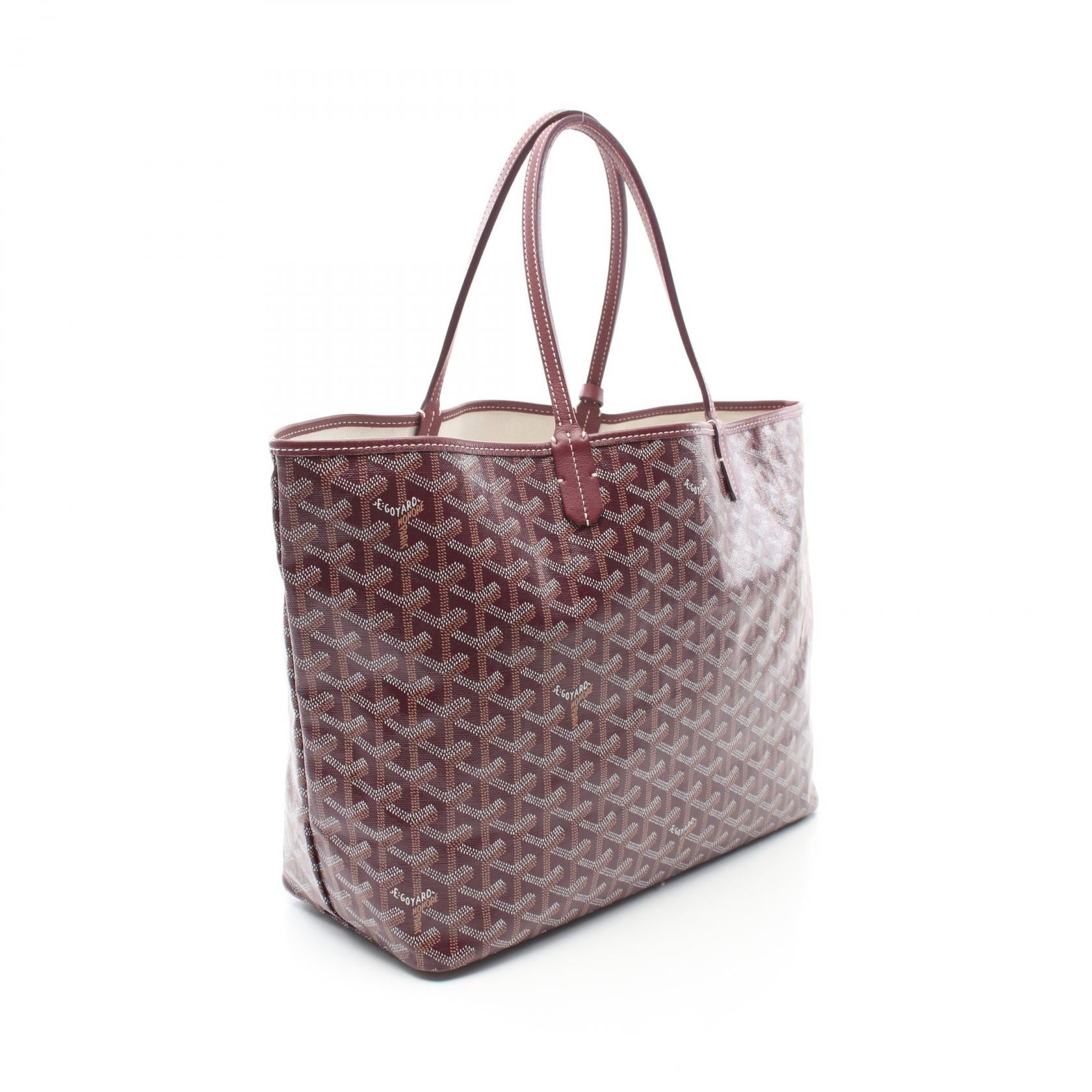 ハンドバッグ トートバッグ コーティングキャンバス レザー ボルドー マルチカラー ゴヤール バッグ GOYARD