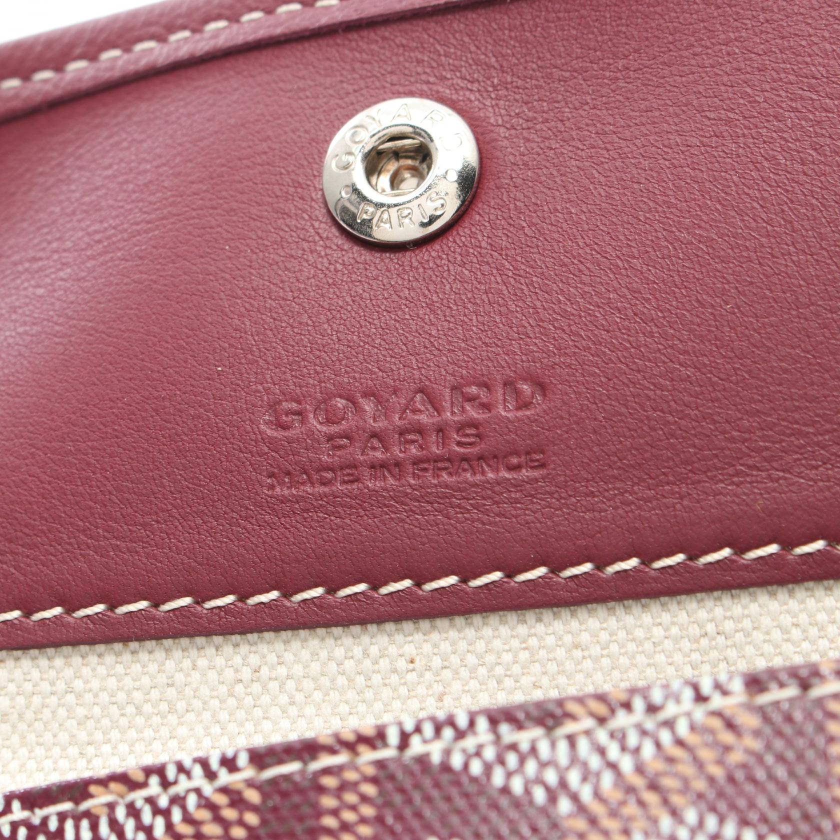 ハンドバッグ トートバッグ コーティングキャンバス レザー ボルドー マルチカラー ゴヤール バッグ GOYARD