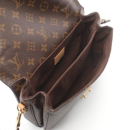 ポシェット メティス MM モノグラム ハンドバッグ PVC レザー ブラウン 2WAY ルイヴィトン バッグ LOUIS VUITTON