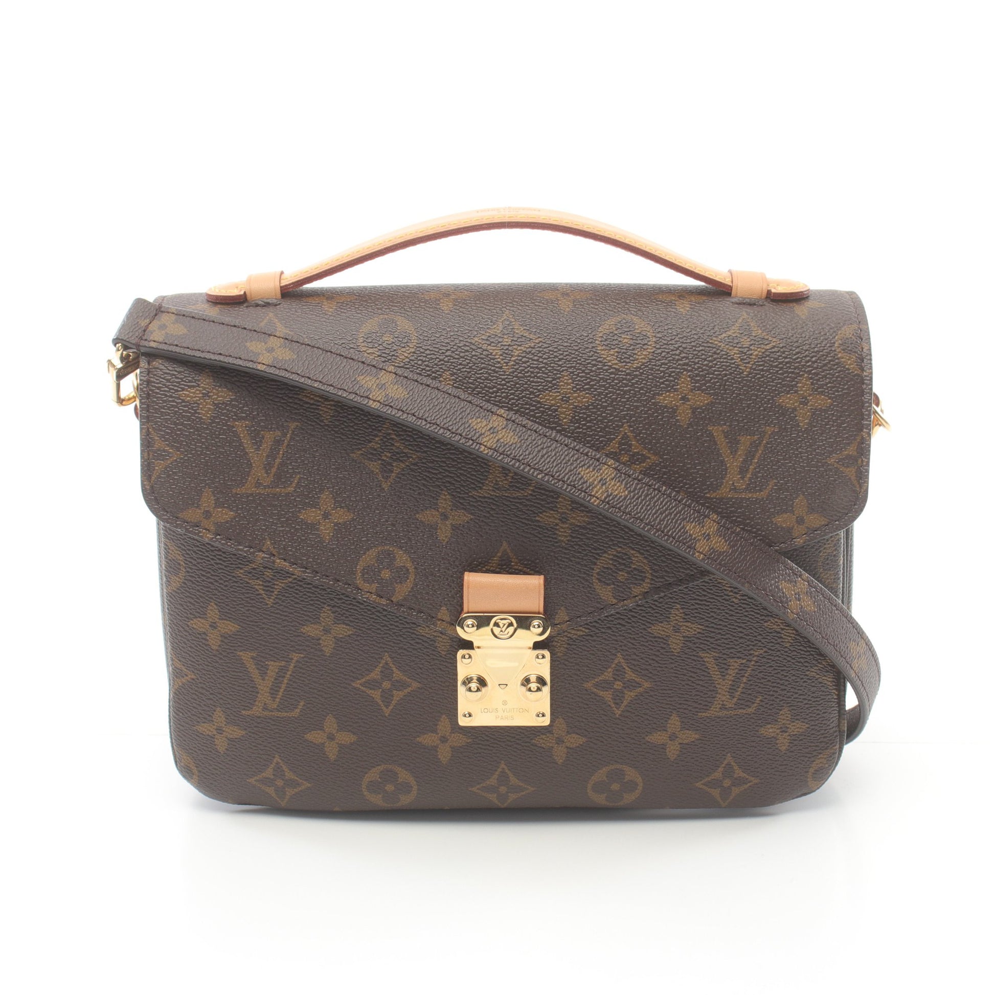 ポシェット メティス MM モノグラム ハンドバッグ PVC レザー ブラウン 2WAY ルイヴィトン バッグ LOUIS VUITTON