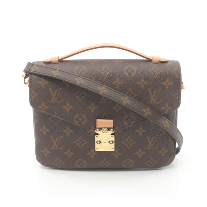 ポシェット メティス MM モノグラム ハンドバッグ PVC レザー ブラウン 2WAY ルイヴィトン バッグ LOUIS VUITTON