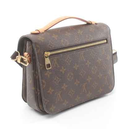 ポシェット メティス MM モノグラム ハンドバッグ PVC レザー ブラウン 2WAY ルイヴィトン バッグ LOUIS VUITTON