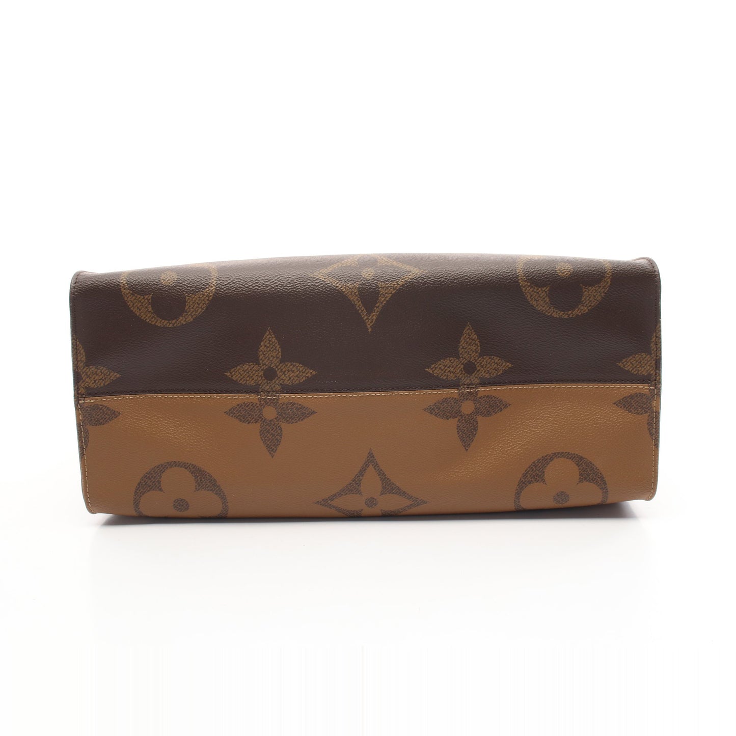 オンザゴーGM モノグラムジャイアント リバース ショルダーバッグ トートバッグ PVC ブラウン ベージュ 2WAY ルイヴィトン バッグ LOUIS VUITTON
