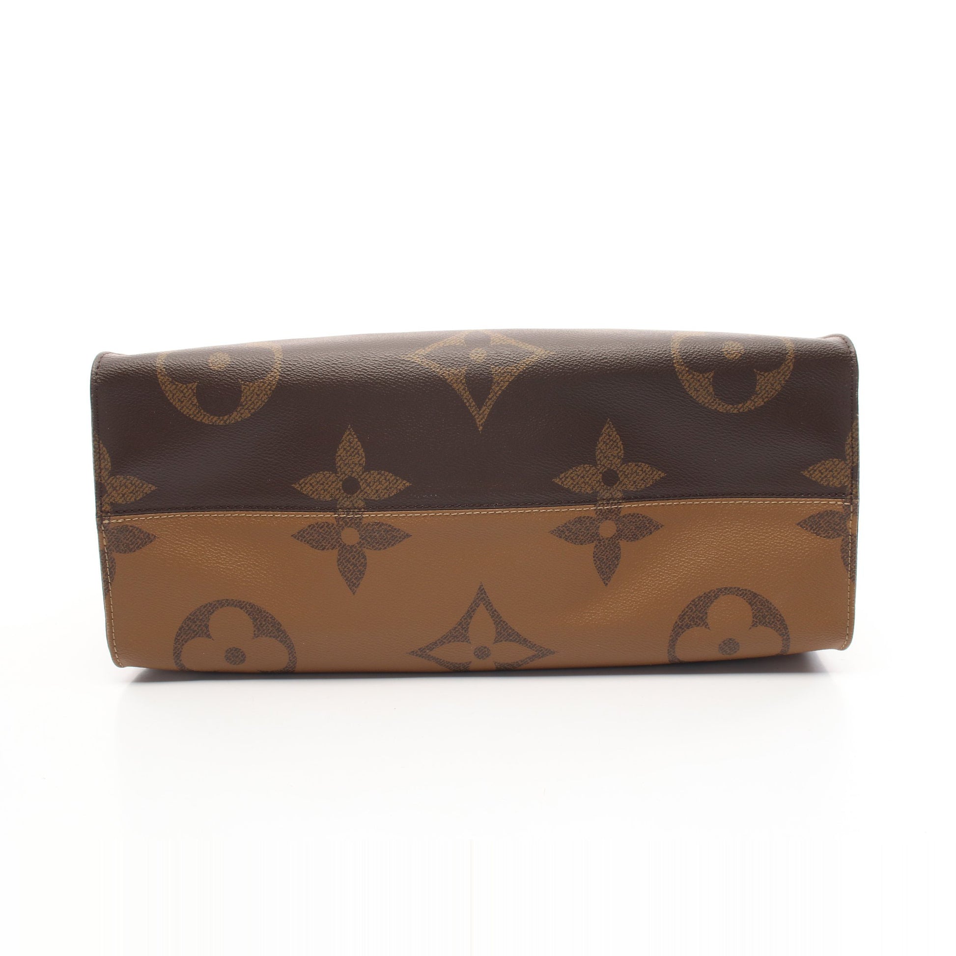 オンザゴーGM モノグラムジャイアント リバース ショルダーバッグ トートバッグ PVC ブラウン ベージュ 2WAY ルイヴィトン バッグ LOUIS VUITTON