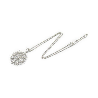 ダイヤ ネックレス ネックレス K18WG（ホワイトゴールド） ダイヤモンド クリア クイーン アクセサリー Queen